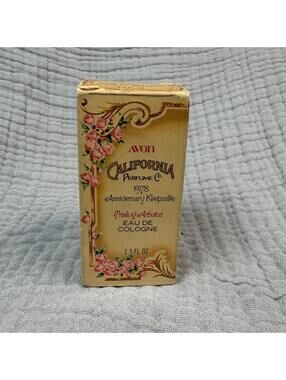 Avon California Perfume 1978 Anniversary Keepsake Eau de Cologne - Pre-owned